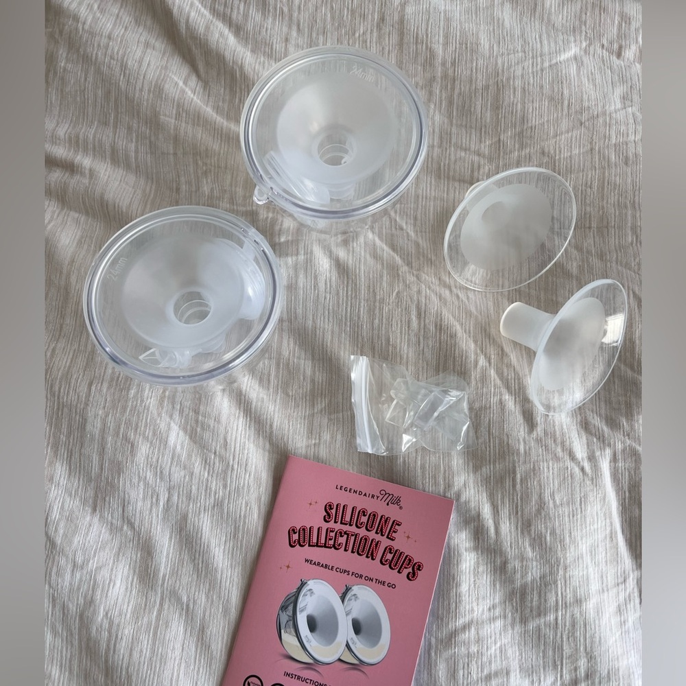 Legendairy milk silicone collection cups + 17mm flange inserts